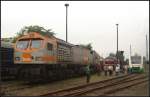 Alte Bekannte beim 8. Berliner Eisenbahnfest: hvle V330.1, VT 201 der Erfurter Bahn und hinten grt 130 101-9 die Besucher (gesehen 10.09.2011 Bw Schneweide)