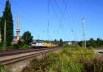 DE 2700-01 mit einem Spitzke-Umbauzug am 17.08.2016 in Alfeld(Leine)