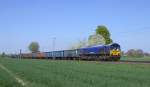 DE 6607 der Lappwaldbahn mit dem DGS 83724 Bremen-Inlandshafen - Weferlingen-Kalkwerk bei Bremen Mahndorf am 04.05.13