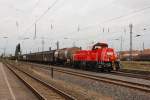 Am Haltepunkt Magdeburg-Eichenweiler konnte 261 046-7 mit einem Gterzug abgelichtet werden (09.09.2011).