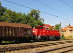 DB 261 060-8 als Schlusslok an der bergabe von Erfurt Gbf nach Arnstadt, am 06.09.2013 in Erfurt Bischleben.