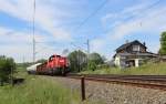 261 011-1 ist am 21.05.14 mit einer Übergabe in Limbach zusehen.