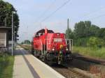 DB 261 093-9 als Tfzf aus Erfurt Gbf, am 11.07.2014 in Großrudestedt.