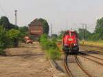 DB 261 093-9 am 11.07.2014 in Großrudestedt bei Erfurt.