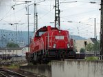 DB Cargo Voith Gravita 10BB 261 079-8 am 18.06.16 in Koblenz vom DB Museum aus fotografiert