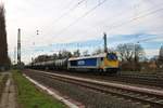 STOCK Voith Maxima 264 003-5 mit GATX Tankwagen in Darmstadt Kranichstein am 08.03.20