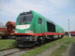 Die STARK 264 005 stand,am 30.April 2022,im Eisenbahnmuseum Weimar.