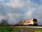 LOCON 401 (Voith Maxima 40CC alias 264 005) am 24.11.2009 mit DGS 95109 bei Buxtehude auf dem Weg nach Bad Harzburg