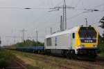 Die Spitzke Maxima 264 010 bei einem Halt in Ratingen-Lintorf.Aufgenommen am 14.6.11