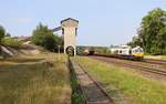 077 032-6 (EK 56009) nach Schwandorf wurde am 25.08.17 über Marktredwitz umgeleitet. Hier ist der Zug in Pechbrunn zu sehen.