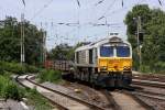 247 031 mit einem Stahlzug am 16.07.2011 in Bochum Nord.