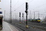 Ein Nachschuss von der Class 66 266 024-9 von Railtraxx und kommt als Lokzug aus Köln nach Aachen-West und fuhr in Aachen-West ein.