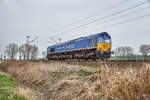 29004 ( 266 027-2) auf Leerfahrt in Richtung Friedland am 11.04.2018 bei Friedland gesehen.