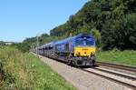 266 027-2 HHPI mit Leerkies nach Wabern Kimm bei Salzderhelden am 15.07.2018