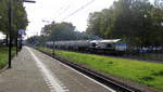 Die Class 66 6609/PB05 von Captrain fährt mit einem Kesselzug aus Geleen-Lutterade(NL) nach Sittard(NL) und fährt in Richtung Sittard(NL). 
Aufgenommen in Geleen-Lutterade(NL). 
Bei Sonne und Wolken am Nachmittag vom 3.10.2018. 