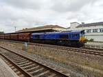 BEACON Rail LTD CLASS 66, PB 18, 9280 1266 022-3 D-BRLL ) mit einem Kohlezug in Gera am 17.9.2021