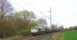 Die Class 66 6609/PB05 von Captrain kommt mit einem Koksleerzug aus Bottrop und fhrt ber Aachen-West weiter nach Lttich-Seraing(B).