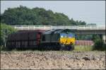 Ascendos Rail Leasing 29006 auf dem Weg mit Ihren leeren Kohlewagen zum Massenschttgutlager in Wilhelmshaven auf hhe vom Weien Floh.18/06/2013