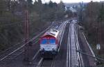 Im Einsatz für die HGK...ist Class 66 DE672.