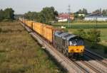 ERS 6617 mit Gterzug Richtung Basel am 18.08.2009 in Buggingen