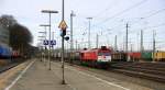 Die Class 66 DE6310  Griet  von Crossrail rangiert in Aachen-West.