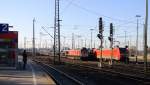 Die Class 66 DE6312  Alix  von Crossrail rangiert in Aachen-West.