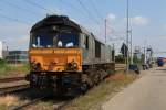 Crossrail 6307 beim Rangieren in Germersheim, 11.06.2015.