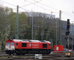 Die Class 66 DE6308  Anja  von Crossrail rangiert in Aachen-West.