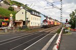 1266 282 von Crossrail in Lorchhausen an der Rheinallee. 19.6.2016
