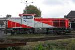Die neue Lok D2 der HFM steht am 10.10.09 in Moers