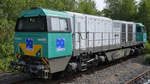 Eine Vossloh G 2000BB der ETMF im Juni 2017 in Hattingen.