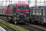 AMERSFOORT (Provinz Utrecht), 05.05.2017, Vossloh Diesellokomotive G 2000 BB von Independent Rail Partner B.V. im Bahnhof