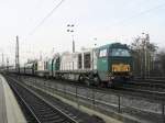 R4C 2004 mit 2. G2000 schleppen am 30.11.2009 einen Ganzzug durch Bochum-Langendreer in Richtung Hagen.