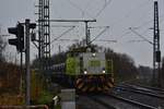 Durch die Streckensperrung bei Meerbusch Osterath fuhren viele Umleiter über Mönchengladbach und Grevenbroich so auch die Captrain 401 alias 274 902-1 mit ihren Stahlcoils.