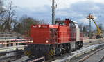 LOCON mit einer MaK G 1206 (NVR:  92 80 1275 809-2 D-LOCON ) am 18.03.21 Berlin Karow.