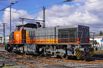 Emsländische-Eisenbahn EEB-275 805-0 (92 80 1275 805-0 D-EEB)(Typ G1206 Vossloh1999 FNr.001014).
2021-03-19 Oldenburg