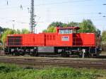 Diese G1206 von Vossloh Locomotives war am 25.09.2005 im Karlsruher Gterbahnhof abgestellt.