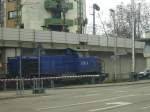 MAK 1206 Schwaben Sprinter fuhr am 18.02.06 vom Mannheimer Hauptgterbahnhof in Richtung Hauptbahnhof