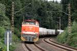 WLE 53 (275 505-6) am BÜ KM27,298 auf der Hamm-Osterfelder Strecke in Recklinghausen 26.8.2015