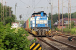 Duisport rail 275 631-0 fährt in den Rangierbereich von Recklinghausen-Ost ein um dort Kopf zu machen 2.6.2016