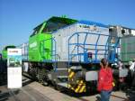 Von Vossloh stammt diese G 1700BB, welche am 28.09.08 auf der Innotrans stand.