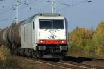 285 109-5 der Import Transport Logistik Dresden in der Wuhlheide 11.10.2008