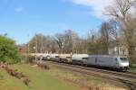 RHC DE802 (285 113) am 20.3.14 am Zugschluss eines Kalkzuges in Ratingen-Lintorf.