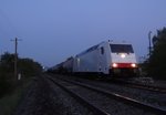 285 103-8 zu sehen am 02.05.16 mit einem Kesselzug frühs in Oppurg.