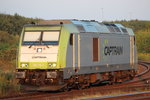 Captrain / ITL Dresden  285 118-7 am 07.09.2016/ 19:25 in der Abendsonne beim Rangieren in Leipzig Stahmeln . 