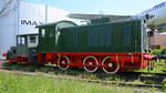 Ein 1938 gebautes Vorserienexemplar der Diesellokomotive W360 (C 14) steht im Technik-Museum Speyer.
