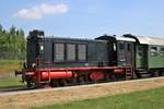 Historische Eisenbahn Frankfurt am Main V36 406 mit einen Sonderzug auf der Hafenbahn am 12.05.18.