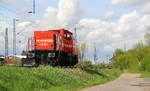 DE94 von Rheincargo steht abgestellt im Güterbahnhof von Nievenheim.