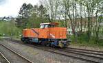 Northrail ELSTER 274 103-7 rangiert am 10.05.2021 auf Gleis 3 im Bahnhof Arnsberg.