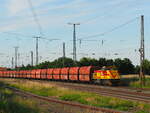 Mit einem leeren Kohlezug fährt Lok 219 [NVR-Nummer: 92 80 1275 219-4 D-MEG] aus Gro0ßkorbetha Richtung Wählitz/Profen.

Großkorbetha, der 15.06.2022